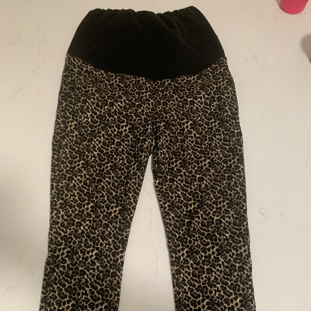 Sézane Clara léopard pregnancy pant